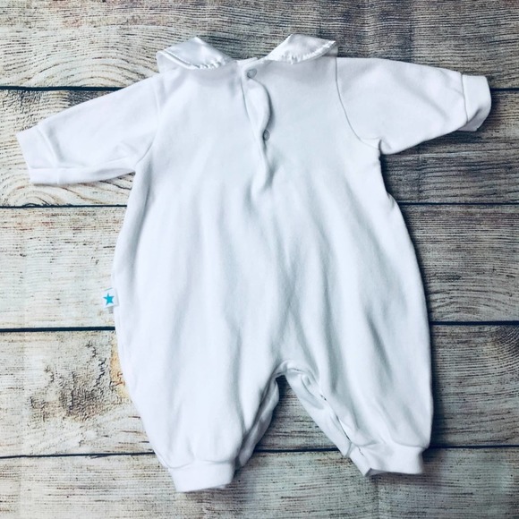 Vintage Little Me 3m Romper+Hat+Mittens - Picture 2 of 5